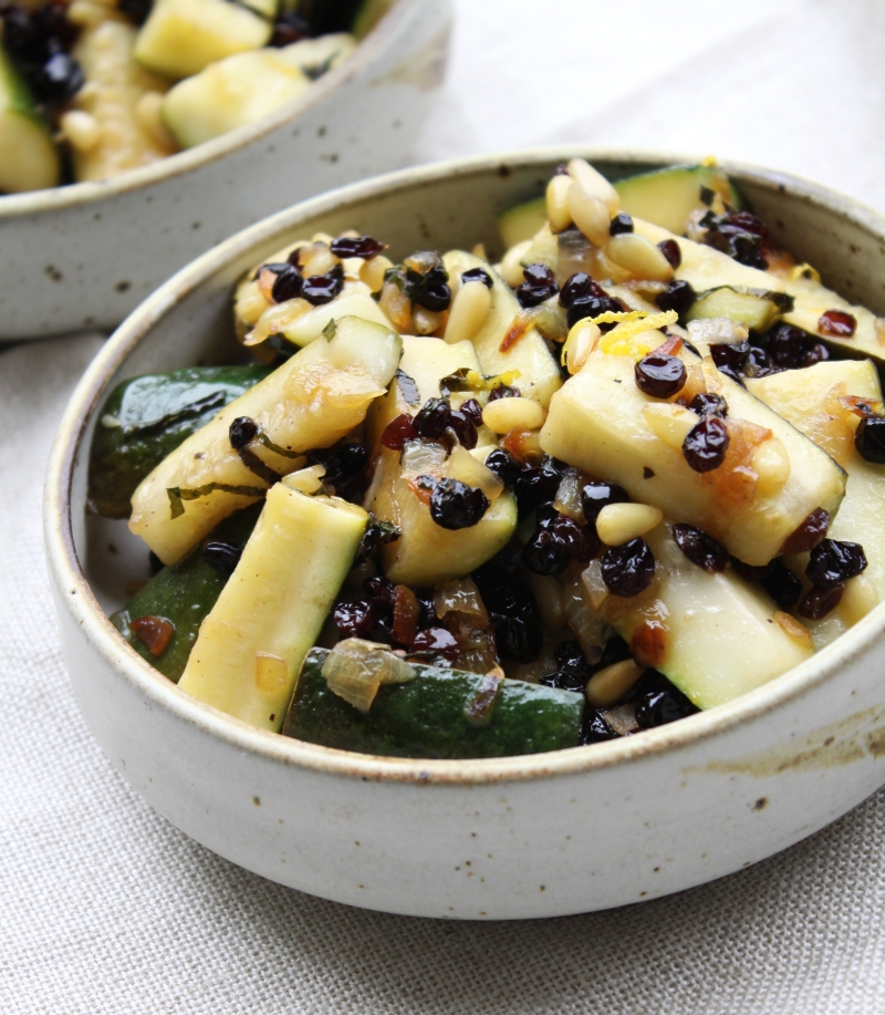 zucchini with currants2 resized